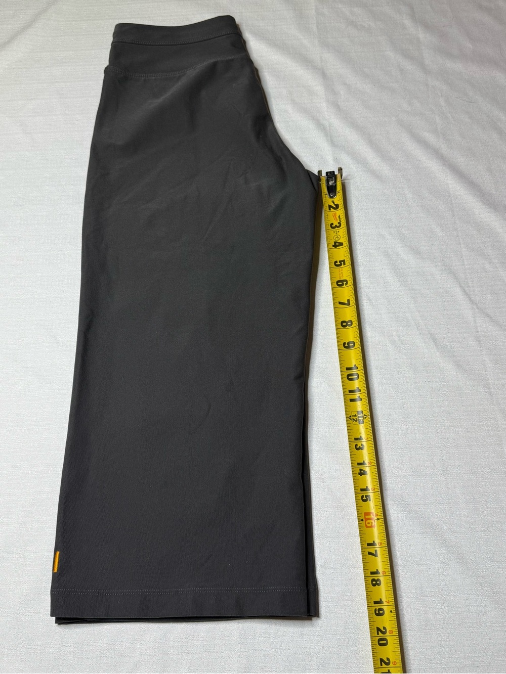 Lucy Women XS Charcoal Gray Wide Leg Capris Pants Fitness Yoga Active Wear - Picture 9 of 9